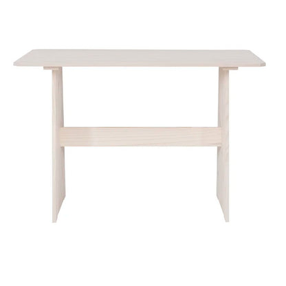 Breakfast Table: Pine Solid Wood Breakfast Nook Dining Set