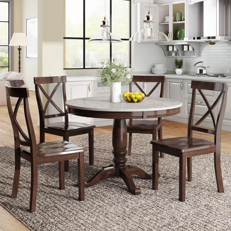 Breakfast Table: Round Breakfast Nook Dining Set