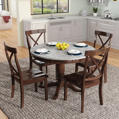 Breakfast Table: Round Breakfast Nook Dining Set