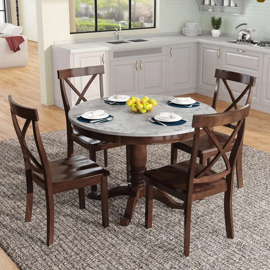 Breakfast Table: Round Breakfast Nook Dining Set