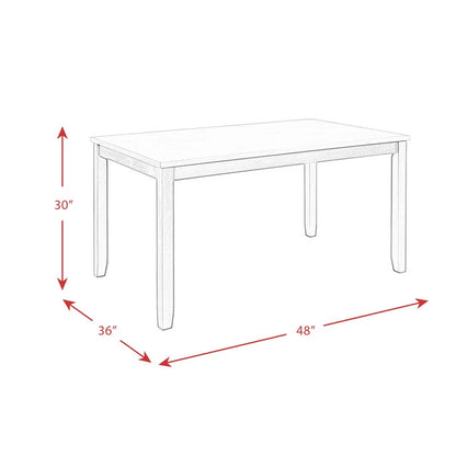 Breakfast Table: Solid Wood Breakfast Nook Dining Set