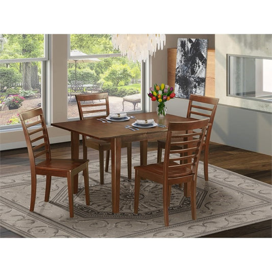 Breakfast Table Straight Ladder-back Breakfast Nook Dining Table
