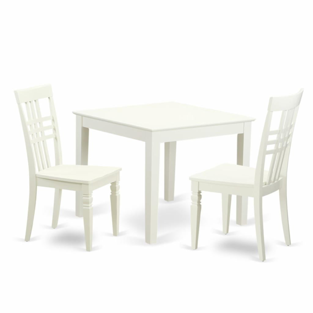 Breakfast Table: Triple Crossback Breakfast Nook Dining Set