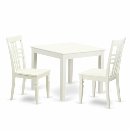 Breakfast Table: Triple Crossback Breakfast Nook Dining Set