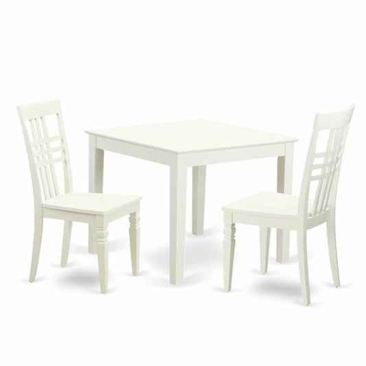Breakfast Table: Triple Crossback Breakfast Nook Dining Set