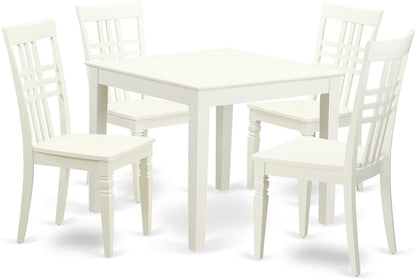 Breakfast Table Triple Crossback Breakfast Nook Dining Set