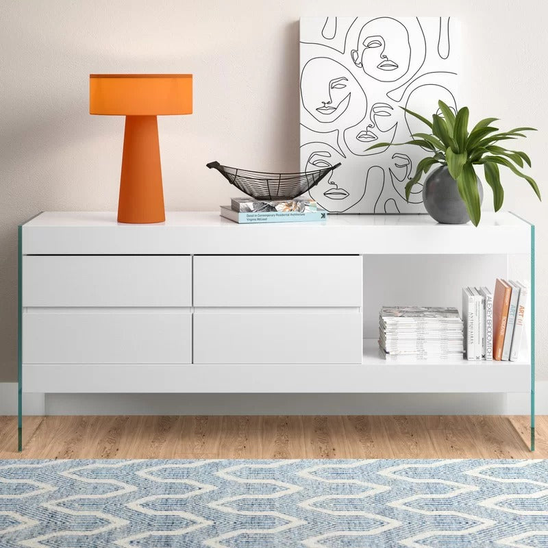 Buffet Table: ACE Floating White Buffet