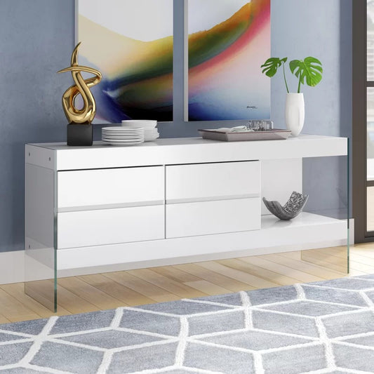 Buffet Table: ACE Floating White Buffet