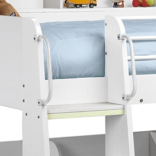 Bunk Bed: White Single Bunk Bed