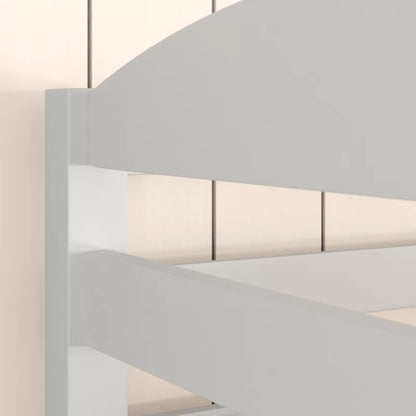 Bunk Bed: White Wooden Bunk Bed