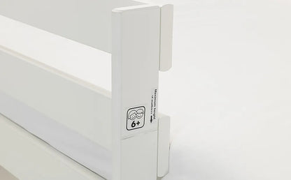 Bunk Bed: White & Pine Single Bunk Bed 