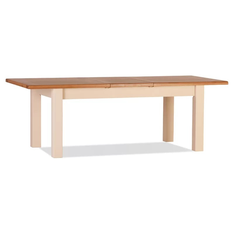 8 Seater Dining Set: Butterfly Leaf Solid Oak Dining Set