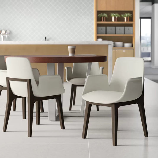 Cafe Chair: 22" W Fabric Seat Waiting Room Chair, Restaurant Chair 