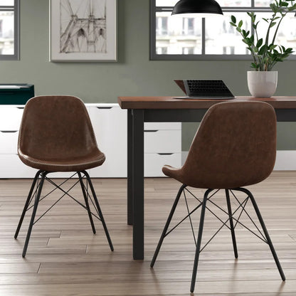 Cafe Chair: Side Restaurant Chair (Set of 2)