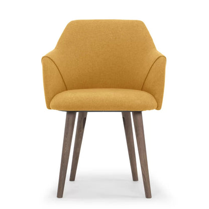 Cafe Chair: Upholstered Arm Restaurant Chair (Set of 2)