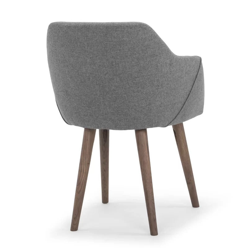 Cafe Chair: Upholstered Arm Restaurant Chair (Set of 2)