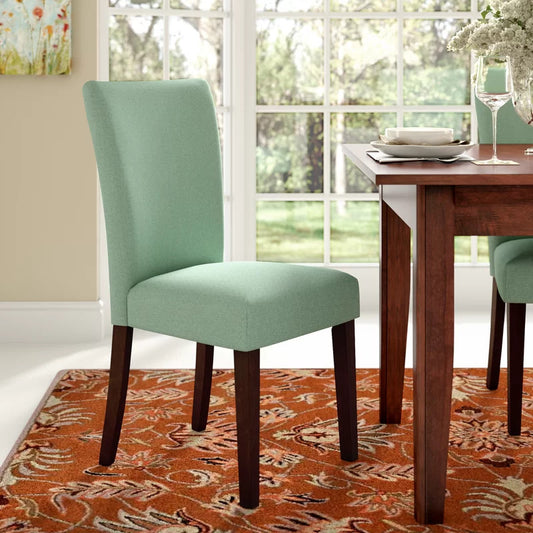 Cafe Chair: Upholstered Parsons Chair