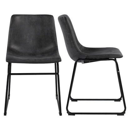 Cafe Chair: Velvet Wingback  Restaurant Chair (Set of 2)