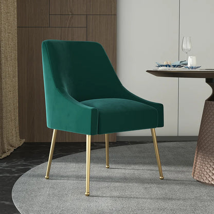 Cafe Chair: Velvet Wingback  Restaurant Chair (Set of 2)