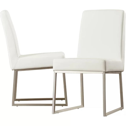 Cafe Chair: White Side Restaurant Chair