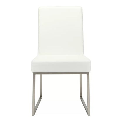 Cafe Chair: White Side Restaurant Chair