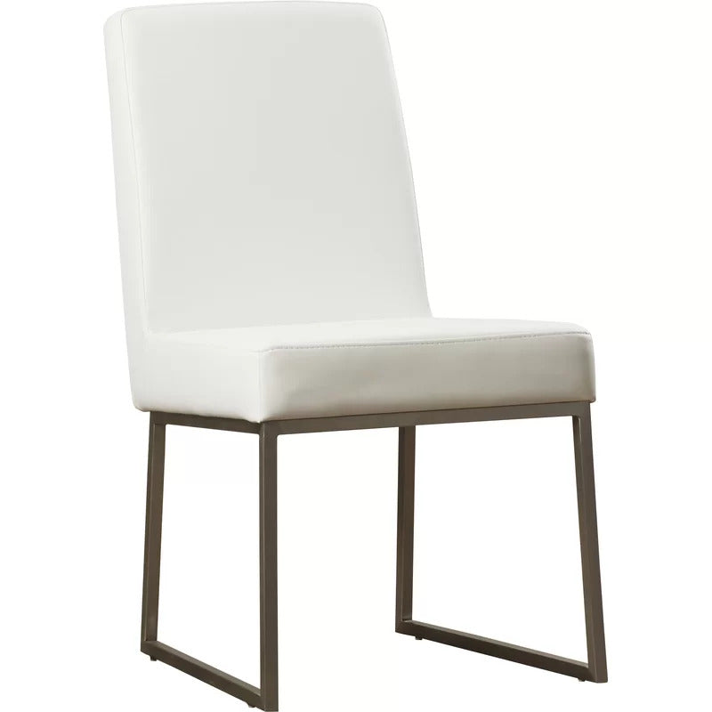 Cafe Chair: White Side Restaurant Chair