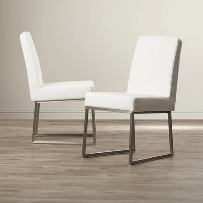 Cafe Chair: White Side Restaurant Chair