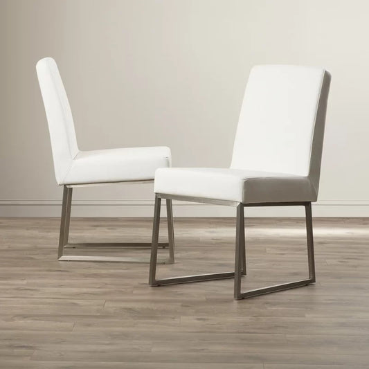 Cafe Chair: White Side Restaurant Chair