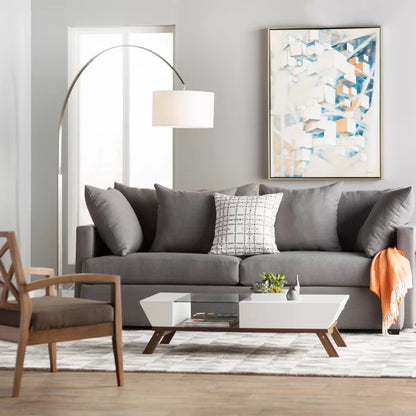 Center Table: 4 Legs Coffee Table with Storage