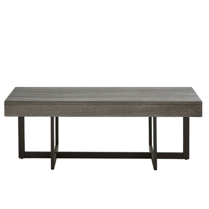 Center Table: Cross Legs Coffee Table with Storage