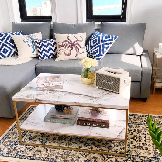 Center Table: Marble Coffee Table