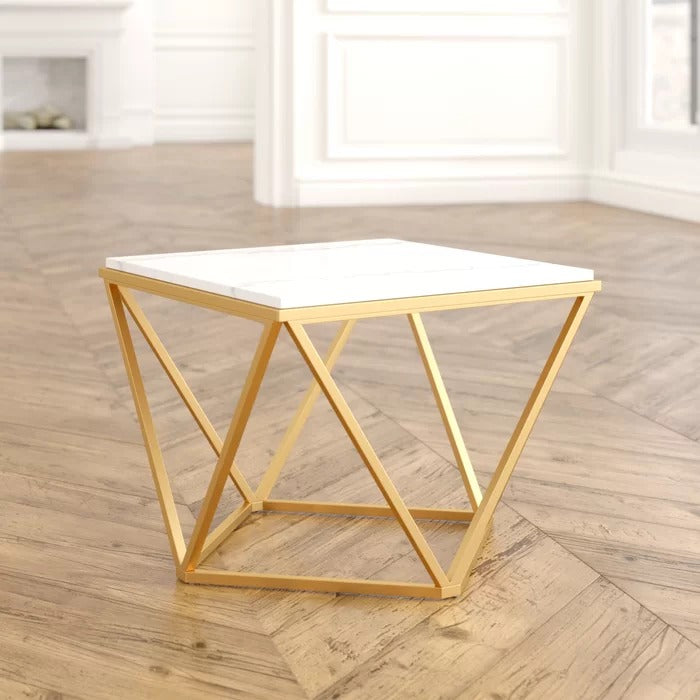Center Table: Marble Top Center Coffee Table