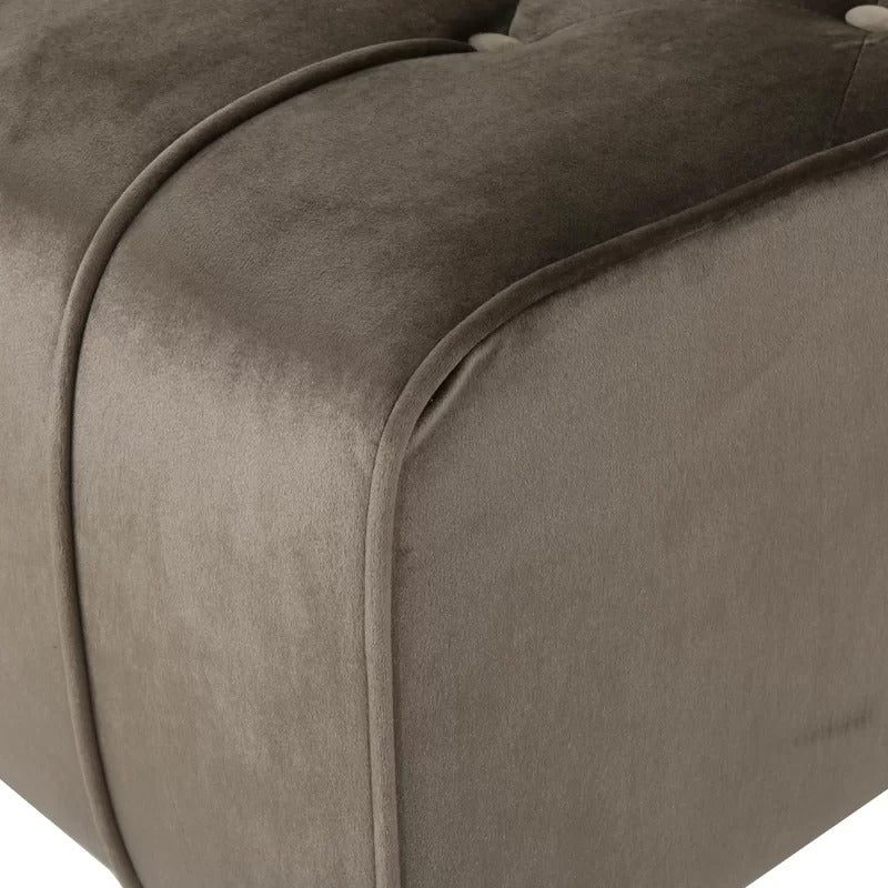 Chaise Lounge: Andrews Tufted Armless Chaise Lounge Chair