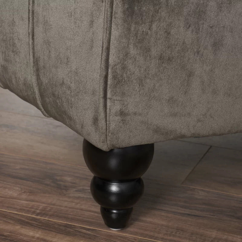 Chaise Lounge: Andrews Tufted Armless Chaise Lounge Chair