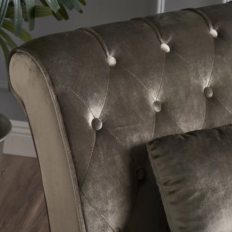 Chaise Lounge: Andrews Tufted Armless Chaise Lounge Chair