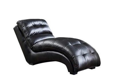Chaise Lounge: PU White Abbey Avenue Cleo Chaise