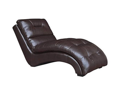 Chaise Lounge: PU White Abbey Avenue Cleo Chaise