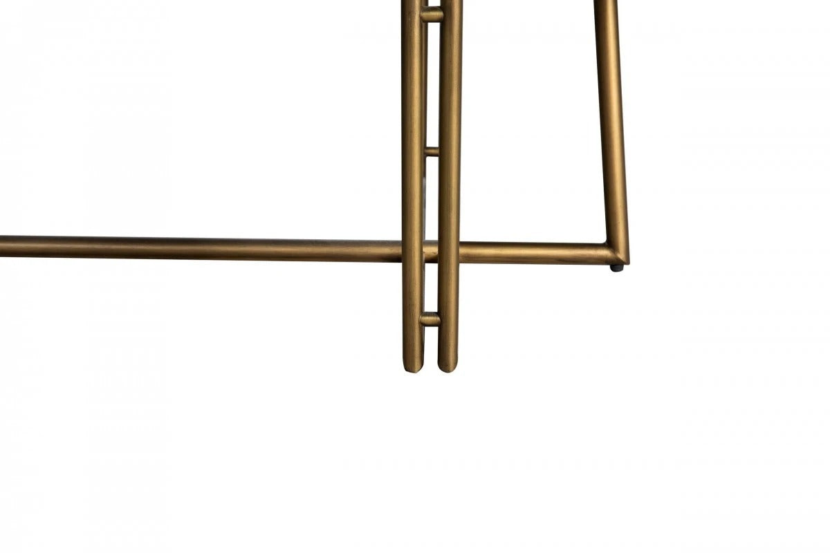 Dining Table: Brass Dining Table