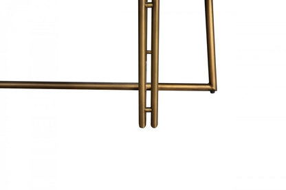 Dining Table: Brass Dining Table