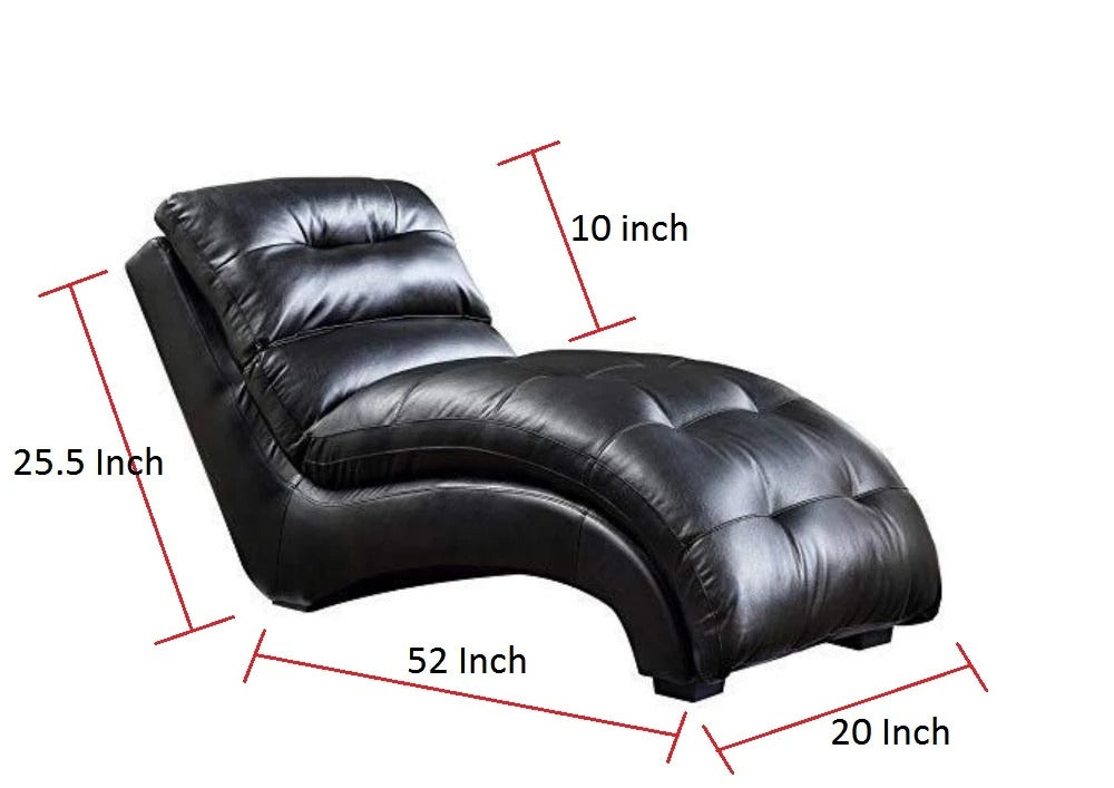 Chaise Lounge: PU White Abbey Avenue Cleo Chaise