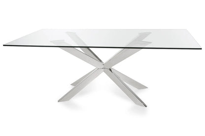 Dining Table: james Glass Dining Table