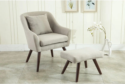 Leisure Chair: Modern Leisure Chair With Ottoman