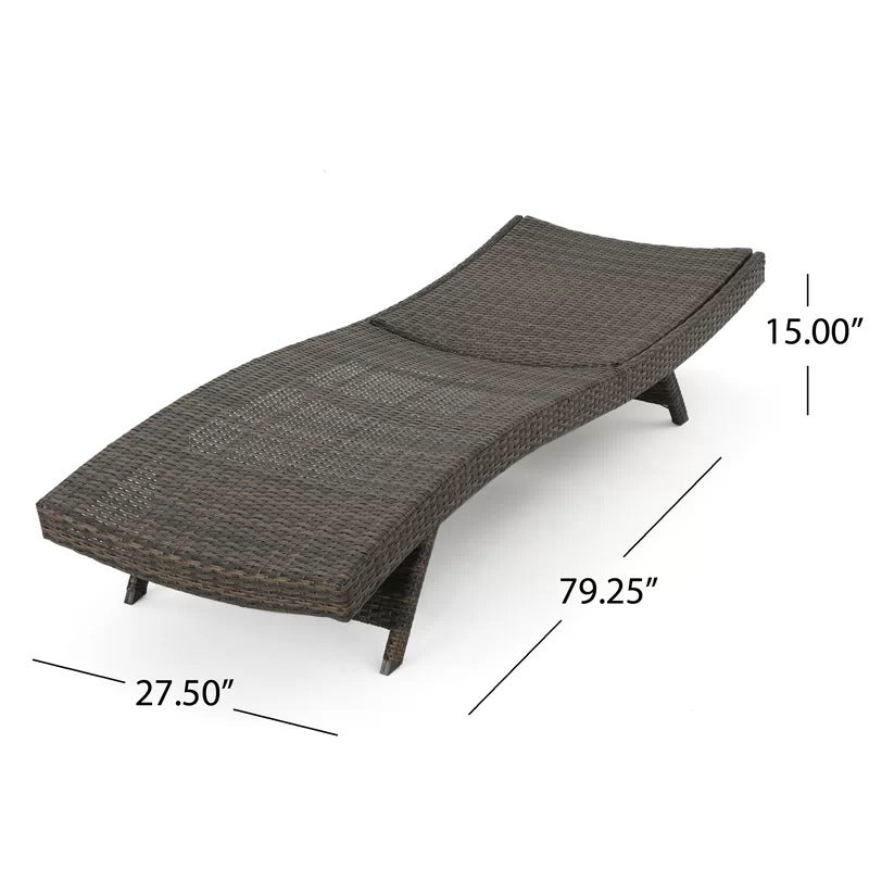 Chaise Lounge: Breton 79.25'' Long Reclining Chaise Lounge Set (Set of 2)