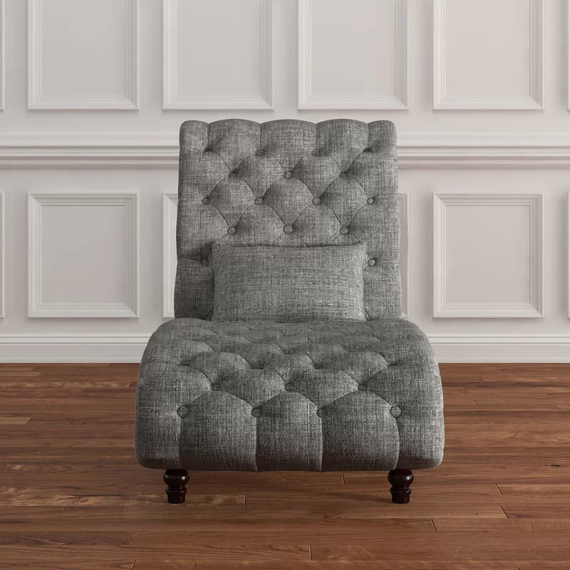 Chaise Lounge: Diyom Tufted Armless Chaise Lounge
