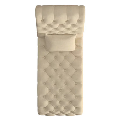 Chaise Lounge: Diyom Tufted Armless Chaise Lounge