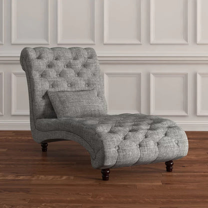 Chaise Lounge: Diyom Tufted Armless Chaise Lounge