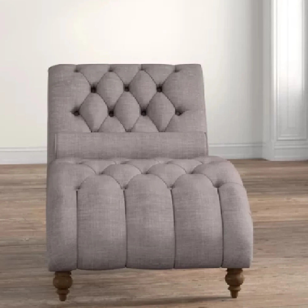 Chaise Lounge: Luxorious Indoor Chaise Lounge Chair with Nailhead Trim and Accent Toss Pillow