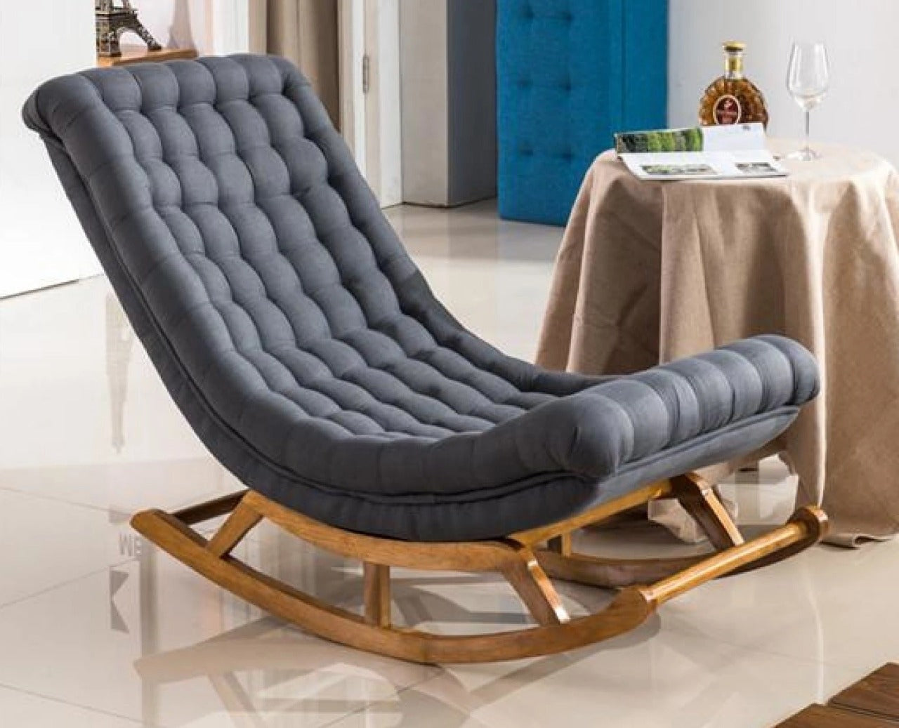 Lounge Chair: Wooden Lounge Chair For Cozy Sleep
