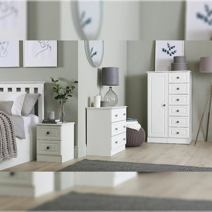 Chest Of Drawers White 1 Door Wardrobe Chest Of Drawers