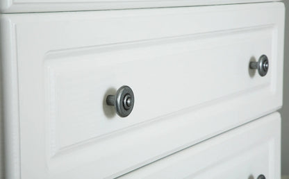 Chest Of Drawers : White 5 Drawer Chest Of Drawers